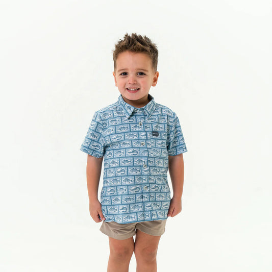 Youth Performance Button Up