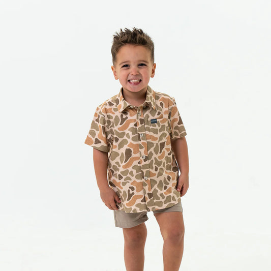Burlebo Youth Performance Button Up