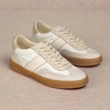 Dixie Side Stripe Lace-Up Sneakers