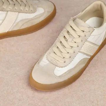 Dixie Side Stripe Lace-Up Sneakers