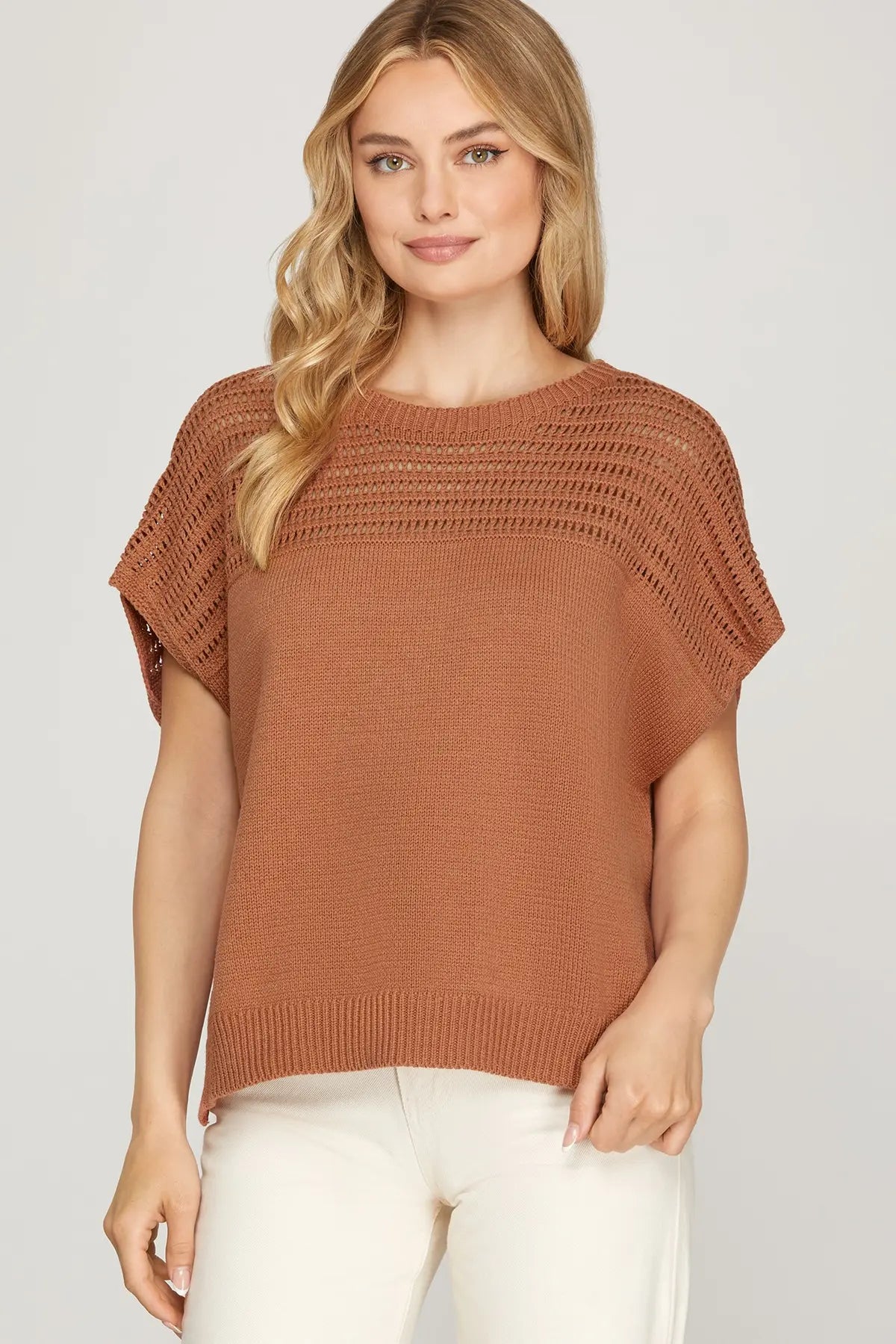 Dolman Sleeve Sweater Top