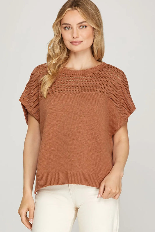 Dolman Sleeve Sweater Top