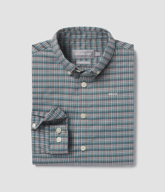 SSCO Youth Bennett Plaid LS