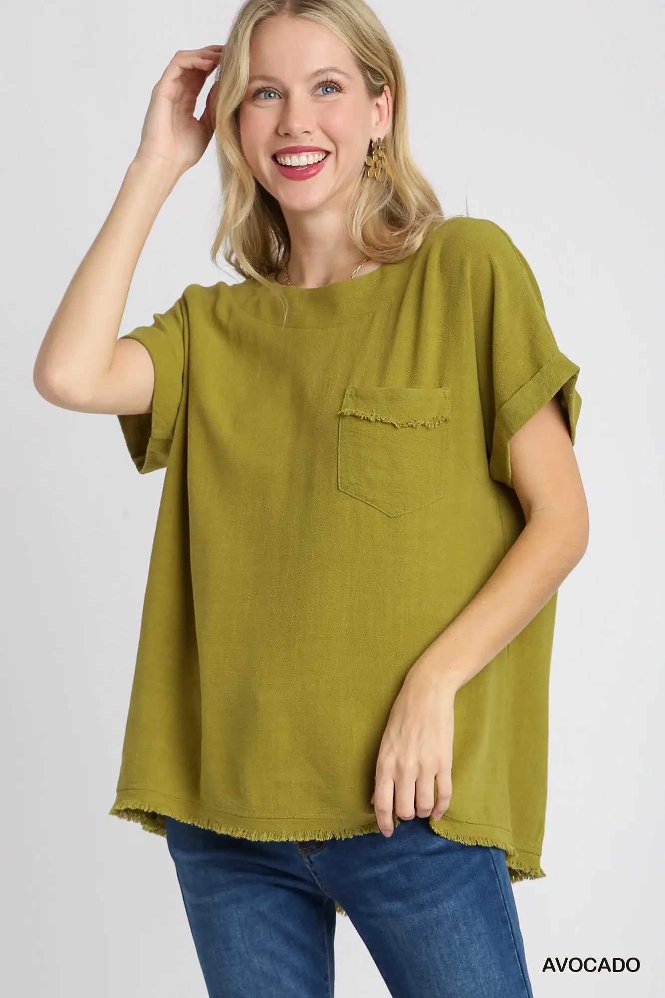 Umgee Round Neck Top