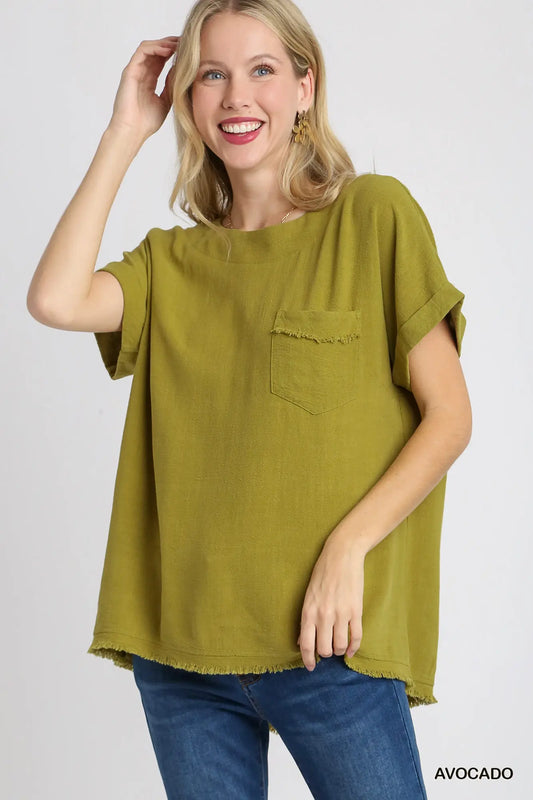 Umgee Round Neck Top
