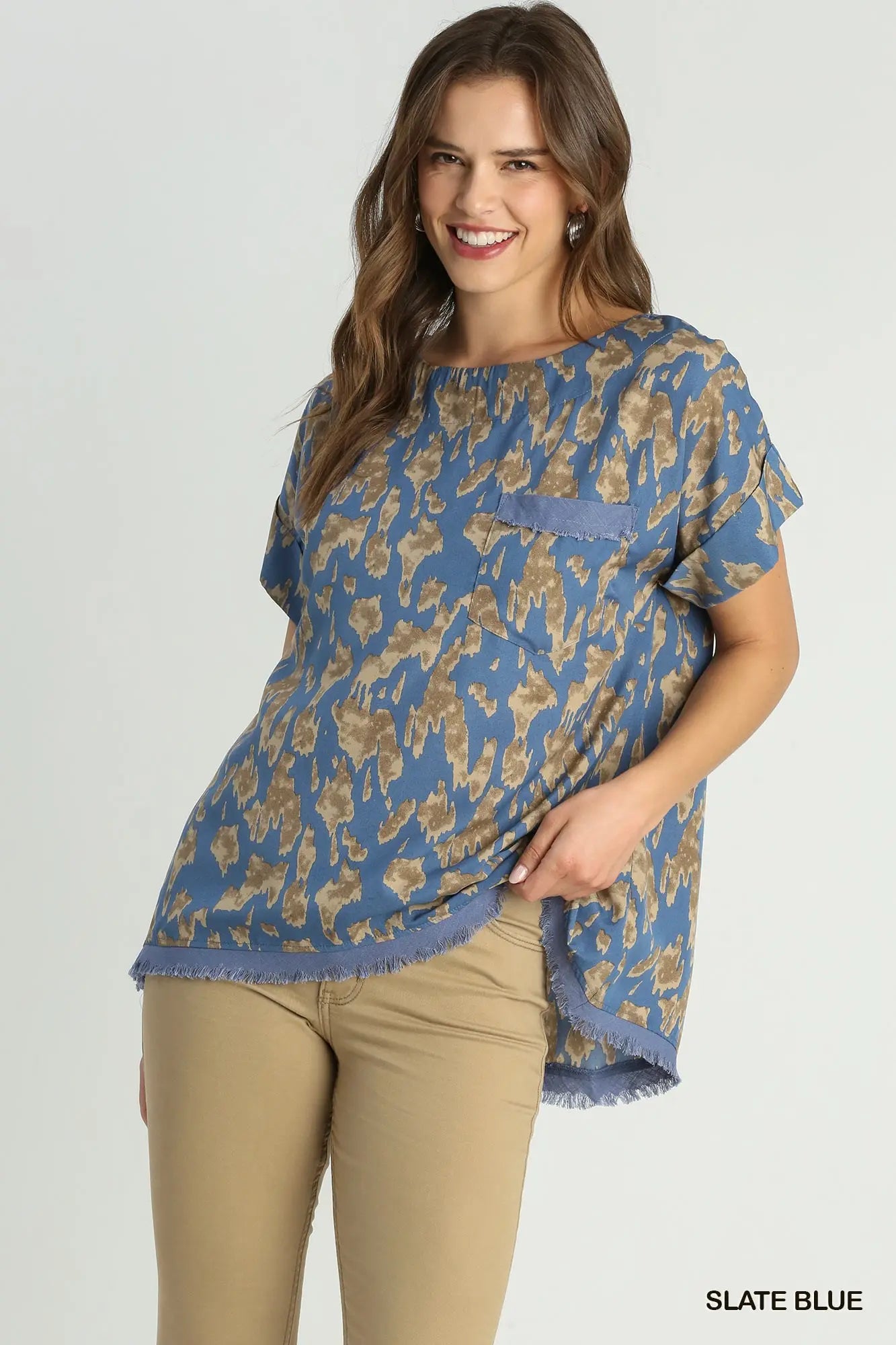 Umgee Animal Print Top