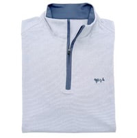 Coastal Cotton End on End Performance Quarter Zip