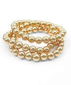 5 Row CCB Metal Stretch Bracelet
