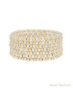 5 Row 4mm CCB Mixed Bracelet