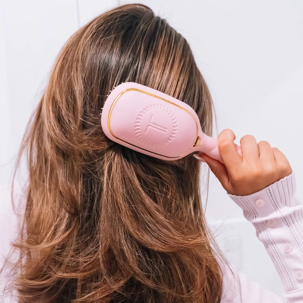 Detangler Hair Brush for Medium Hair-Bubblegum Pink
