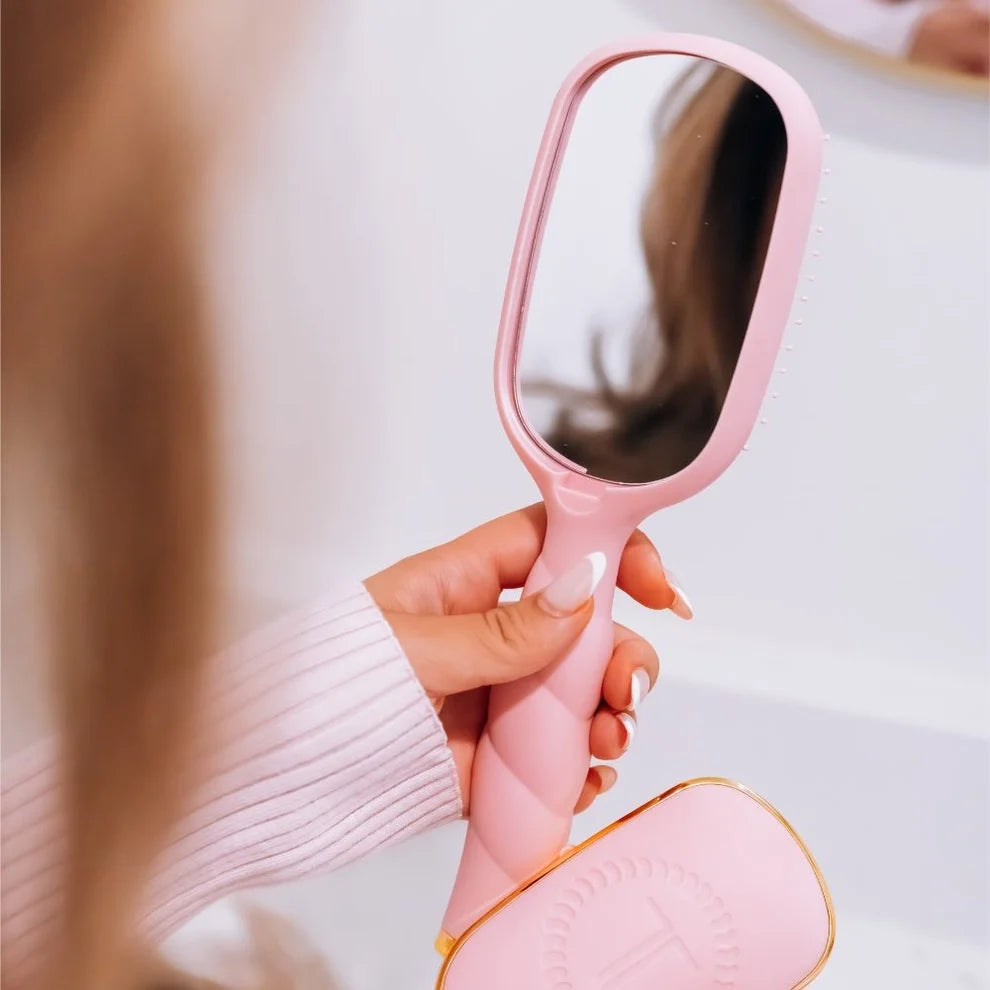 Detangler Hair Brush for Medium Hair-Bubblegum Pink