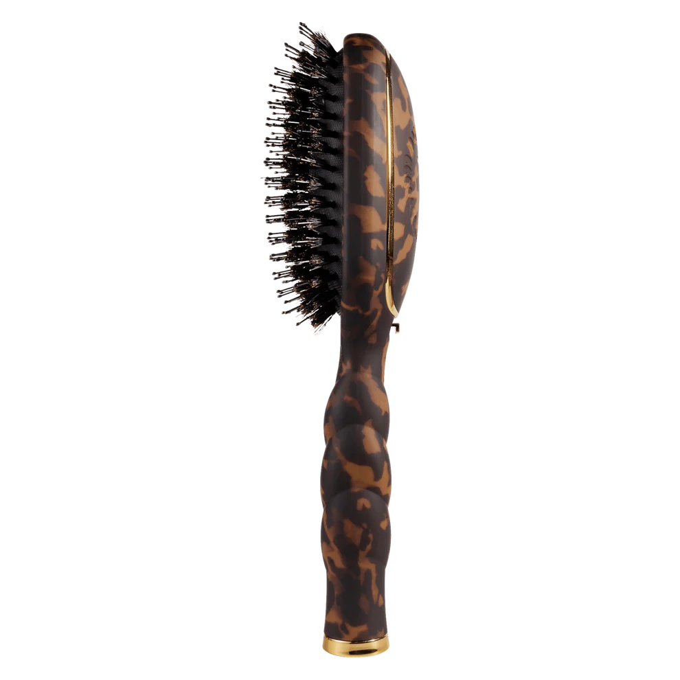 Teleties Boar Bristle Hair Brush - Tortoise