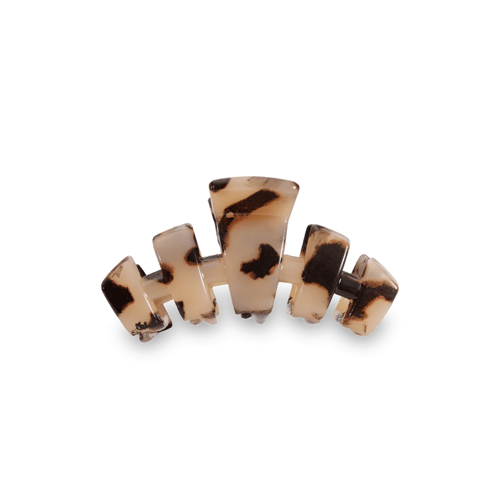 Teleties Classic Claw Clip Tiny -Blonde Tortoise