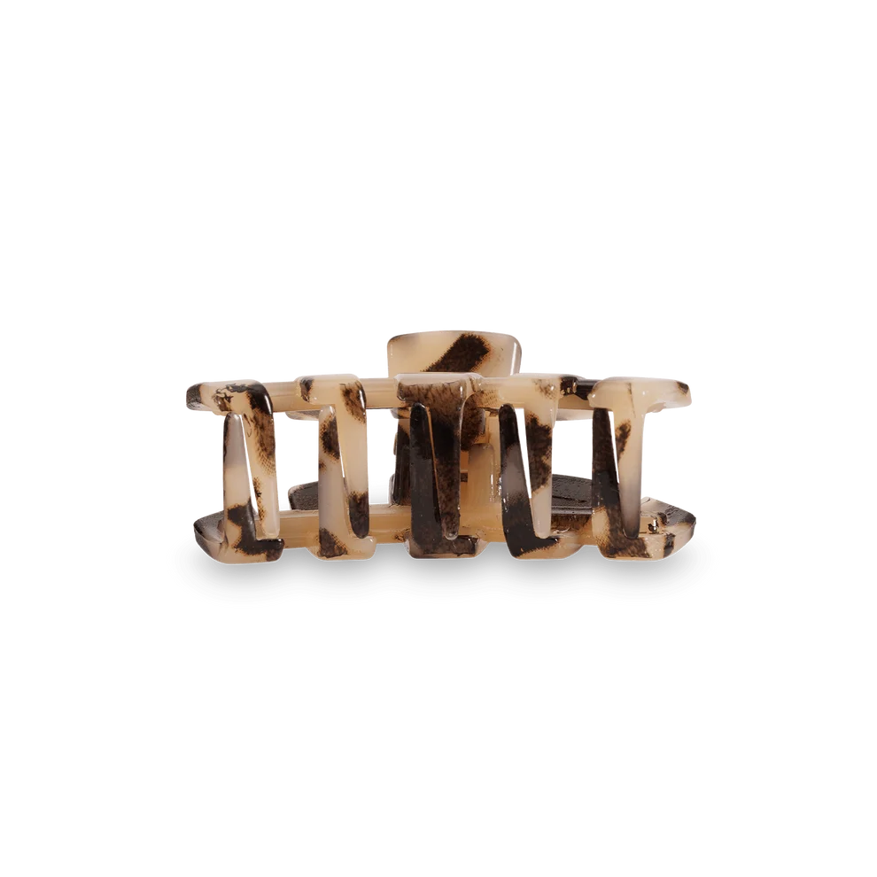 Teleties Classic Claw Clip Tiny -Blonde Tortoise