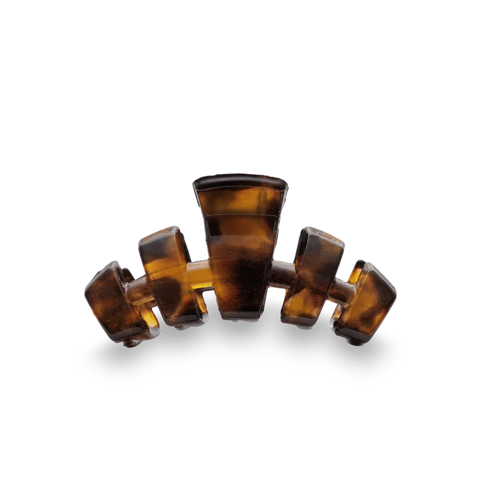 Teleties Classic Tiny Claw Clip-Tortoise