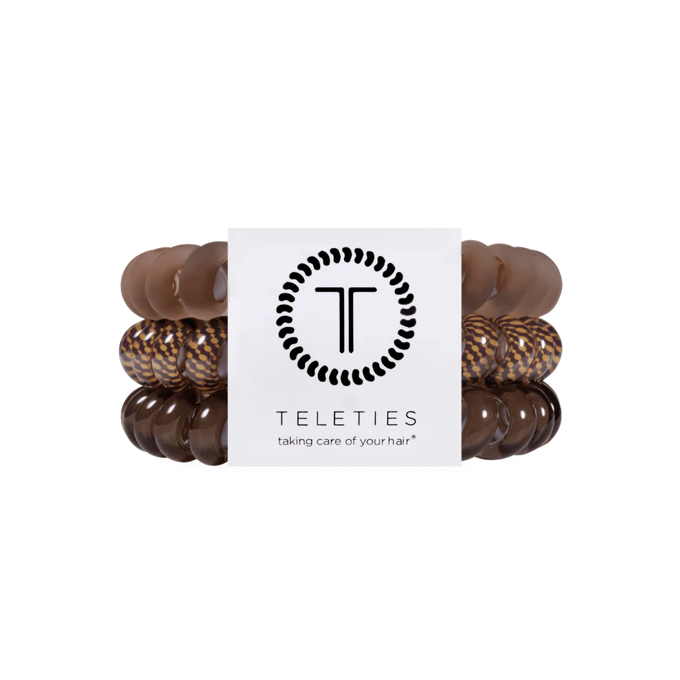 Teleties Hair Ties Large-Morning Brew