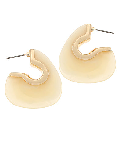 Geo Triangle Earrings