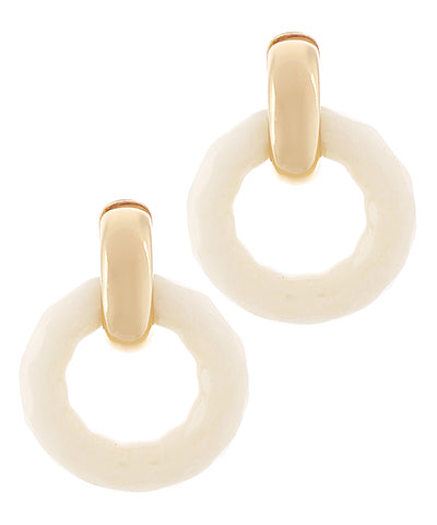Door Knocker Acrylic Earrings