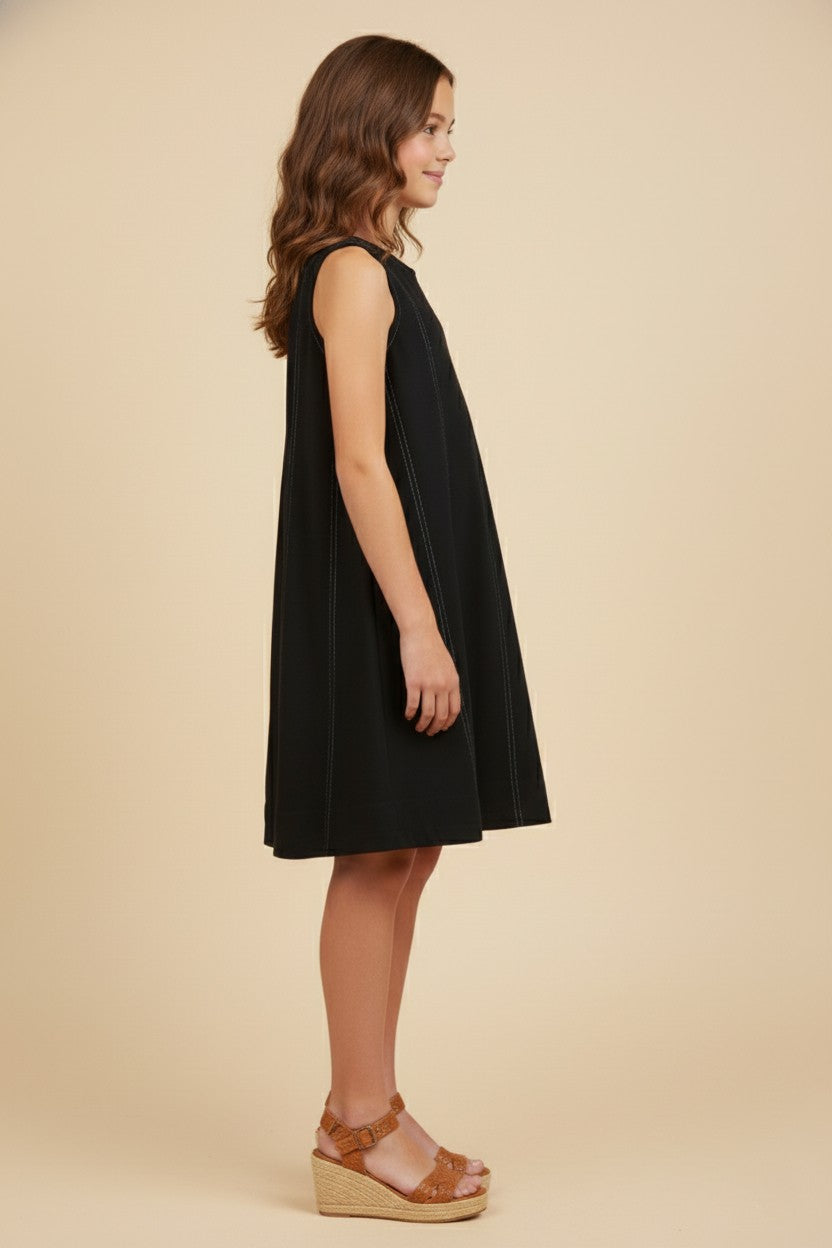 Hayden Girls Stitch Paneled Dress