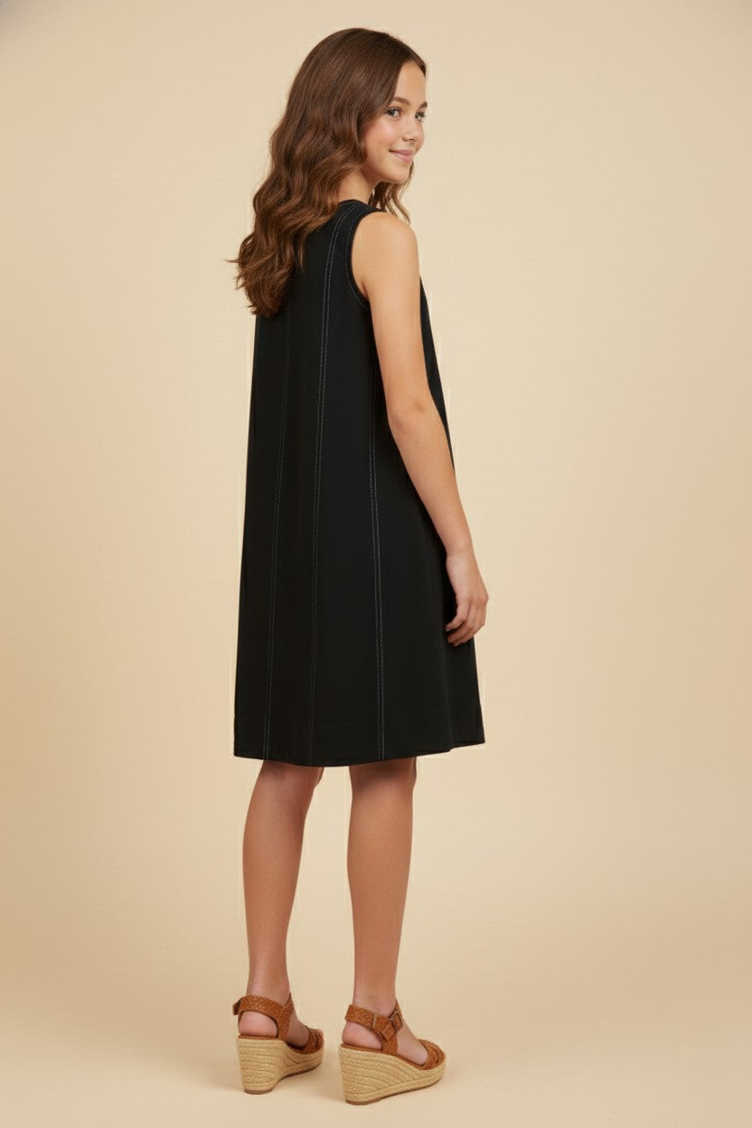 Hayden Girls Stitch Paneled Dress
