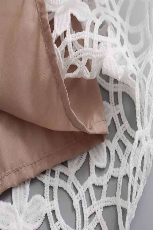 Large Lace Detail Dress