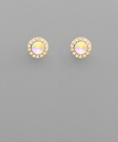 Crystal Trimmed Studs