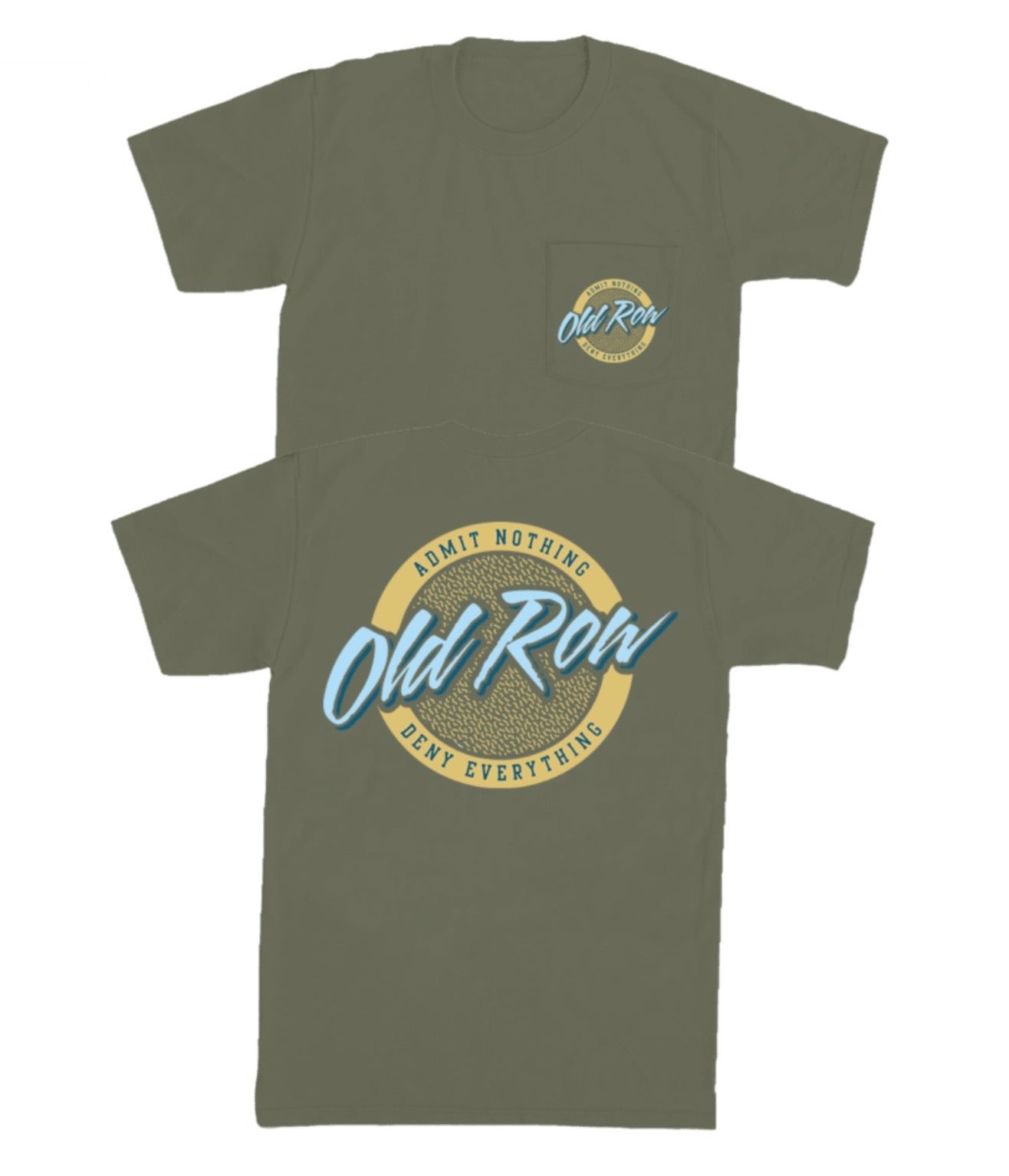 Old Row Circle Logo Pocket Tee