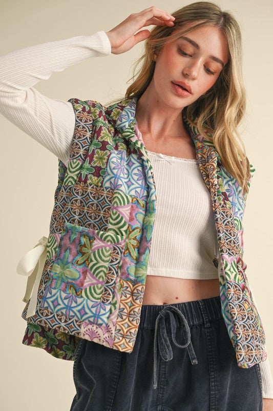Patchwork Quilted Vest