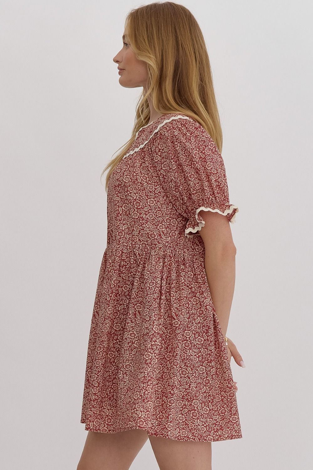 Floral V-Neck Dress
