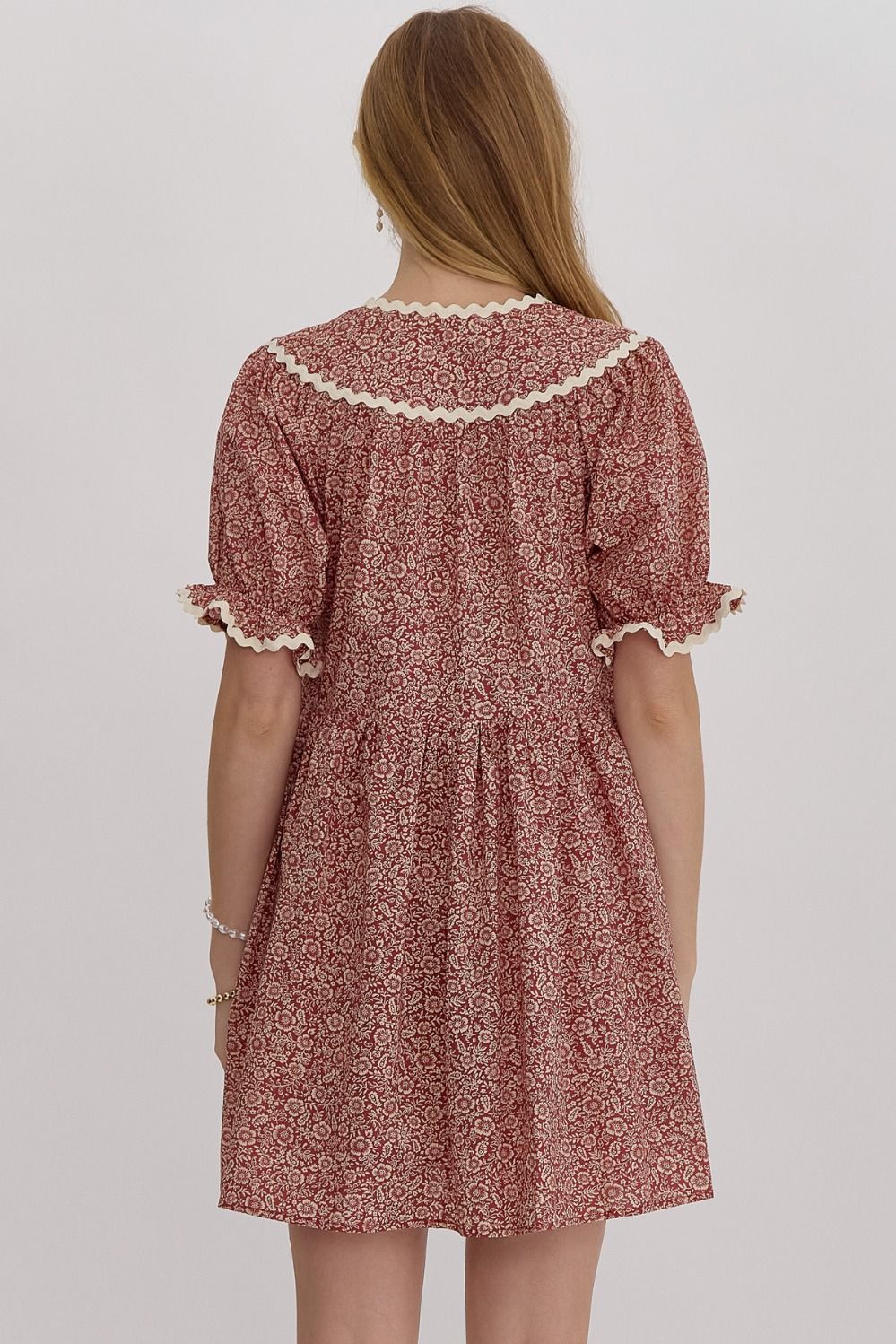 Floral V-Neck Dress
