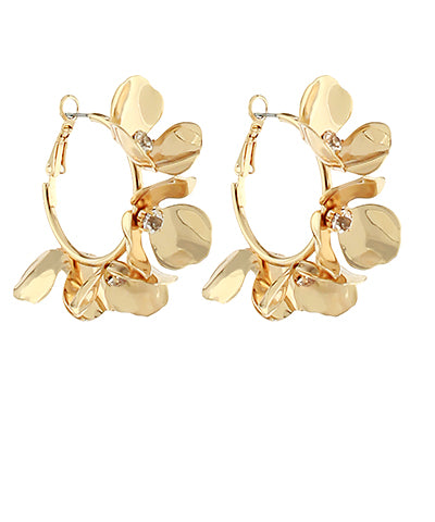 Linked Flower Hoops