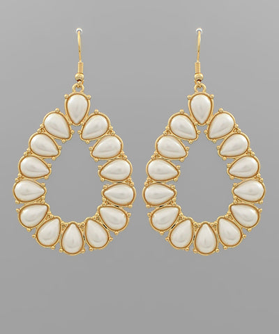 Large Pearl Teardrop Earring