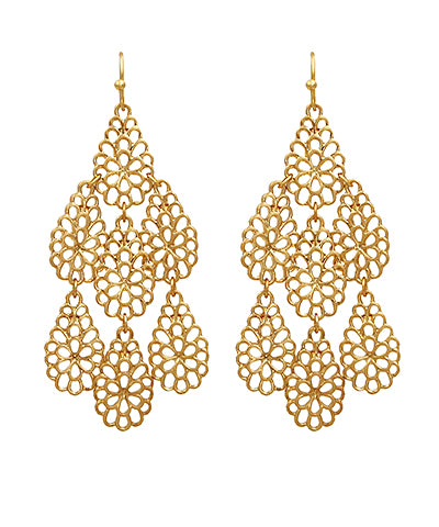 Filigree Chandelier Earrings