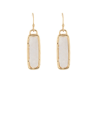 Pearl Bar Drop Earrings