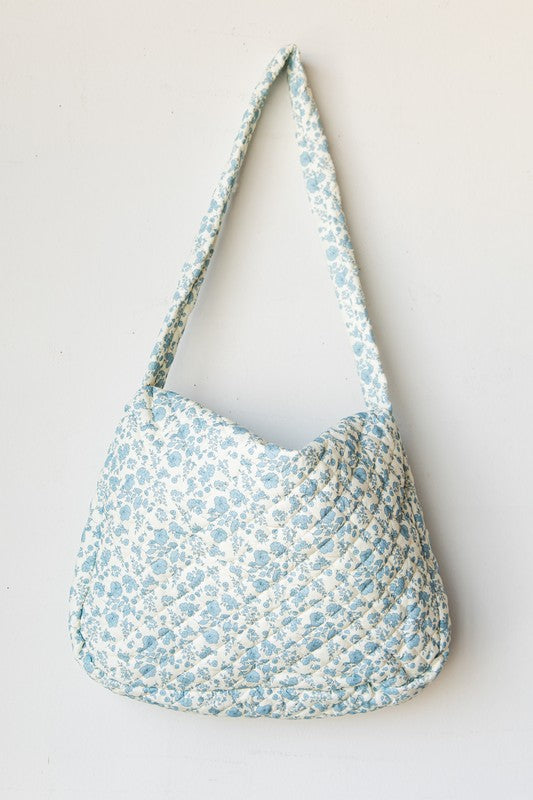 Puffy Quilted Large Tote Bag