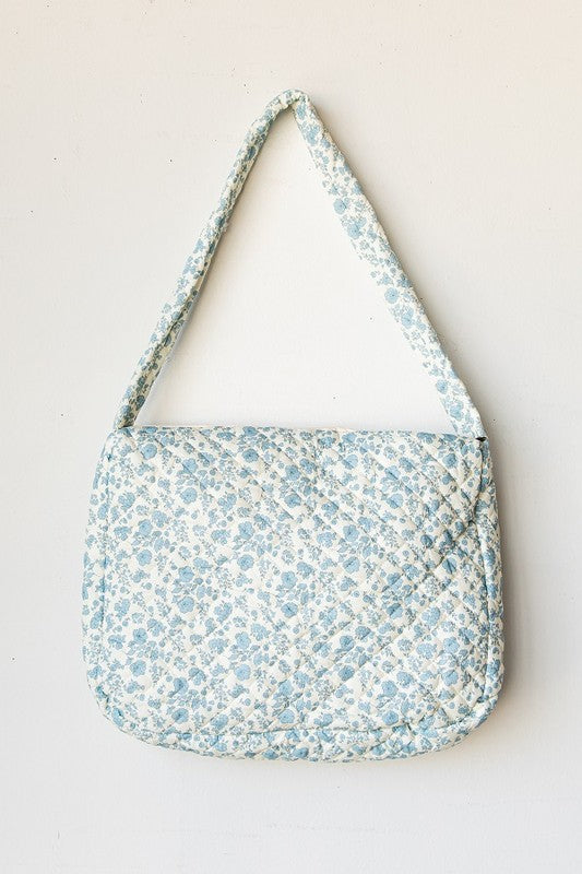 Puffy Quilted Large Tote Bag