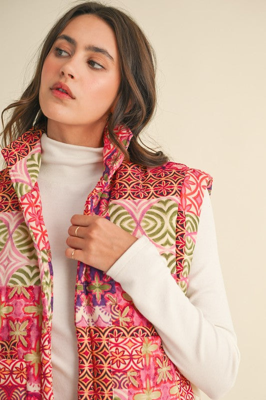 Patchwork Quilted Vest
