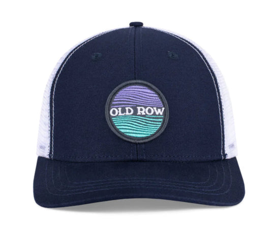 Old Row Waves Mesh Patch Trucker Hat