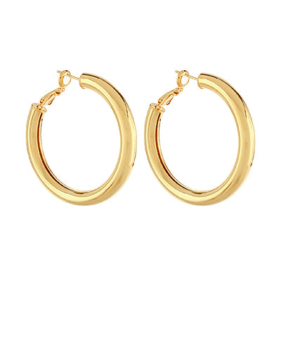 40mm Bold Metal Hoops