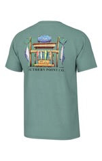 Southern Point Youth Fish Tails 25 Short Sleeve Tee