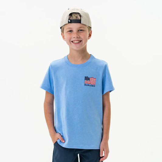 Burlebo Youth Camo Beach Cruiser SS Tee