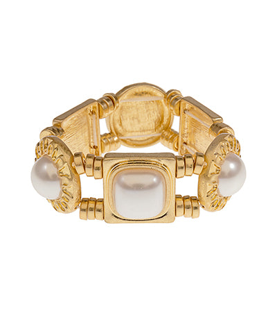 Mix Shaped Pearl Bracelet