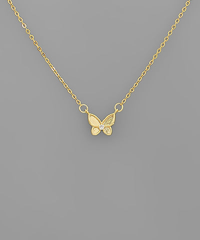 Butterfly Pendant Necklace