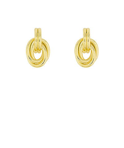 Multi Layer Door Knocker Earrings