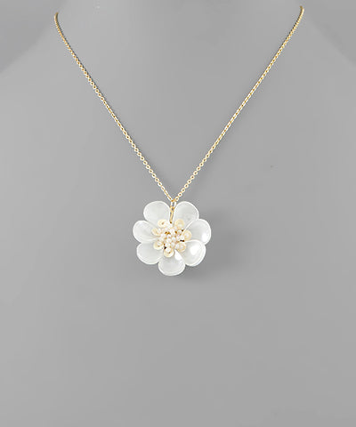 Acrylic Flower Necklace