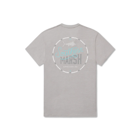 Southern Marsh Fieldtech Performance Tee Marlin Time