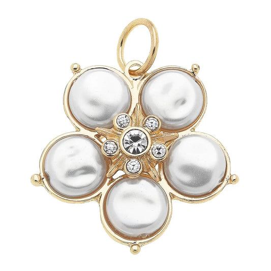 Pearl Flower Charm