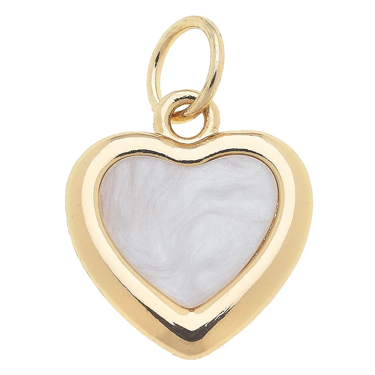 Heart Mother of Pearl Charm