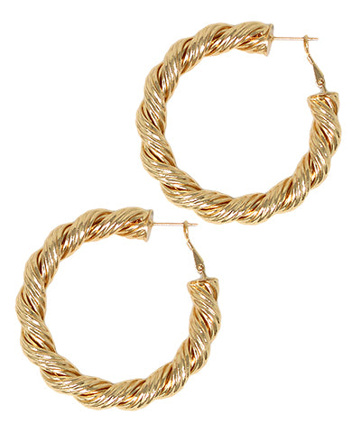 Chuck Rope Textured Hoops