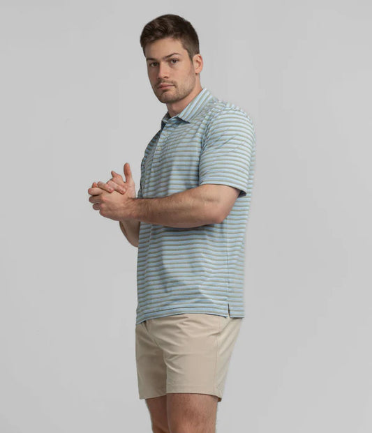 SSCO Cahaba Heather Stripe Polo